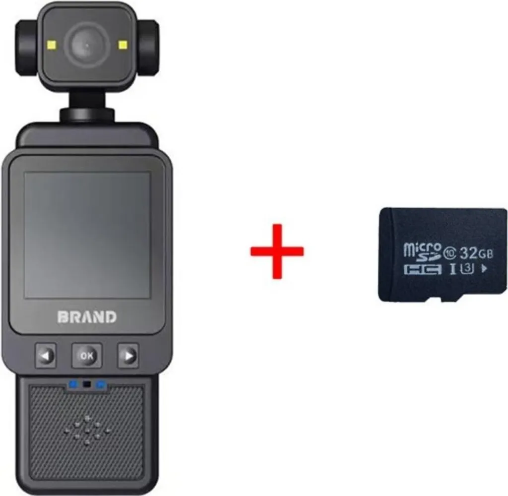 Caméra d'Action WiFi 1080P Étanche avec Carte Micro SD 32 Go Noir