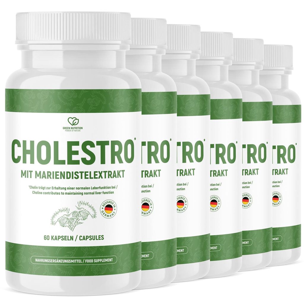 Cholestro Kapseln | Für deine körperliche Balance | Für Männer und Frauen | 60 Kapseln | 6x