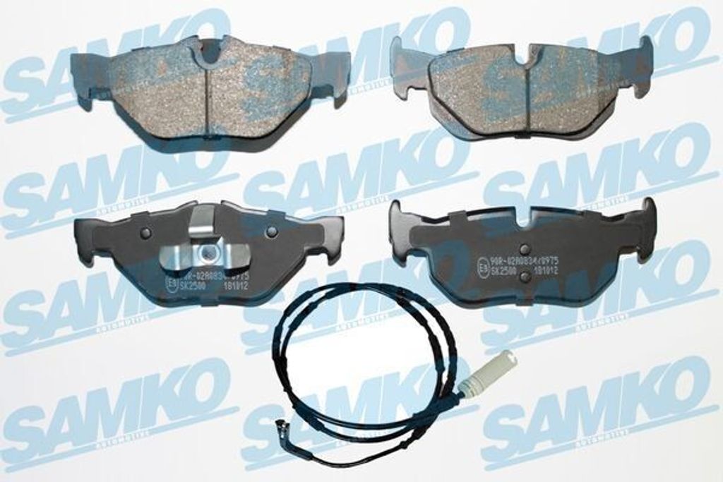 SAMKO Bremsbeläge Satz Hinten Bremsklötze für BMW 3 Touring (E91) 5SP1876A