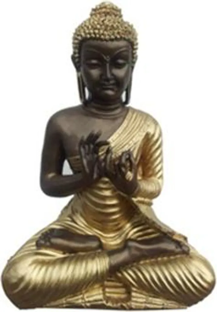 Créer une Ambiance Relaxante : Statue Bouddha Malaisie 44 cm Déco B33