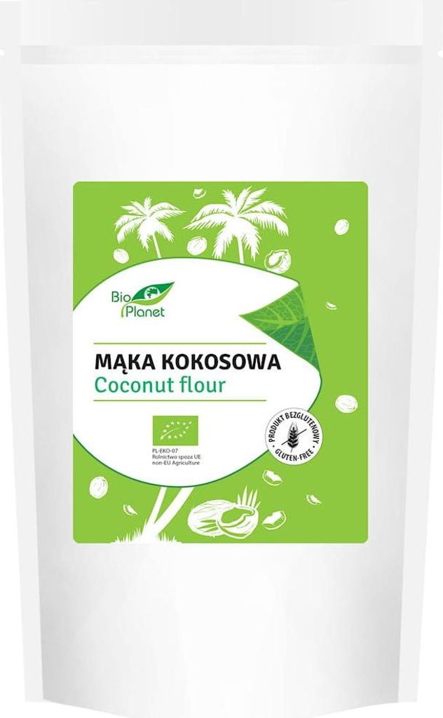 MĄKA KOKOSOWA BEZGLUTENOWA 400 g - PLANET