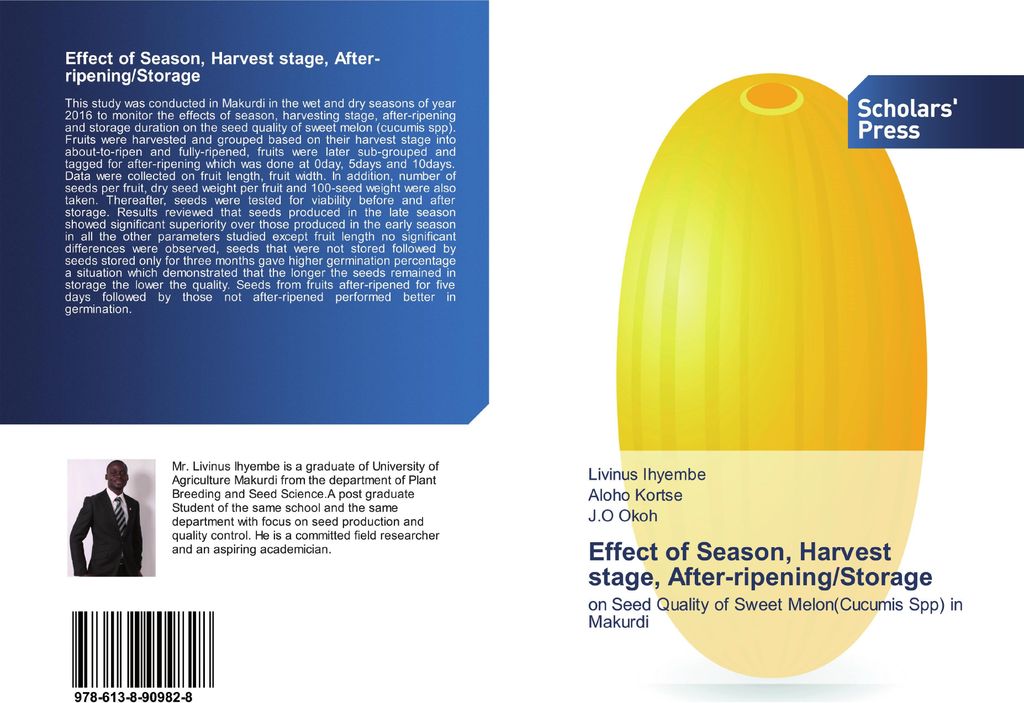Effect of Season, Harvest stage, After-ripening/Storage