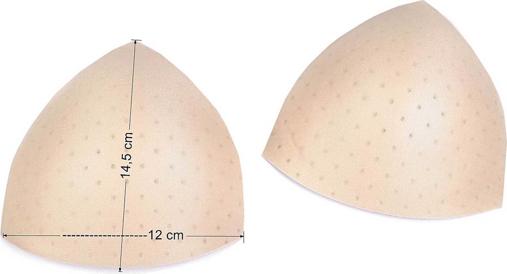 BH Einlagen perforiert Push-Up 1 Paar Größe S Einlagen für Bikini Korsett, Farbwahl