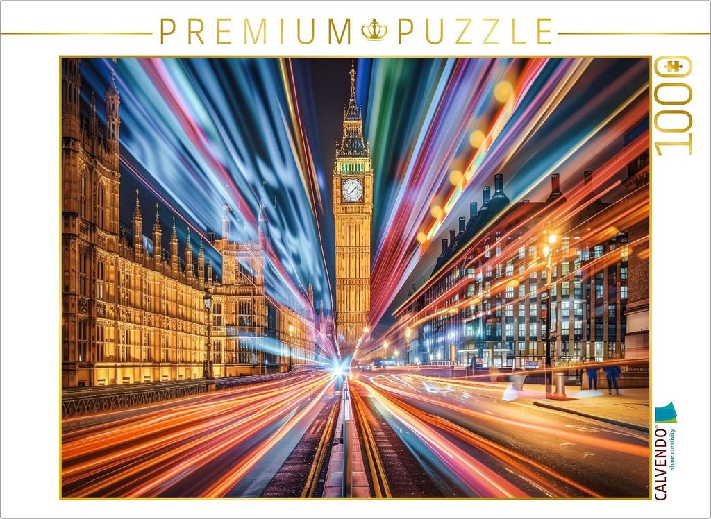 CALVENDO Puzzle Big Ben | 1000 Teile Lege-Größe 64x48cm Foto-Puzzle für glückliche Stunden
