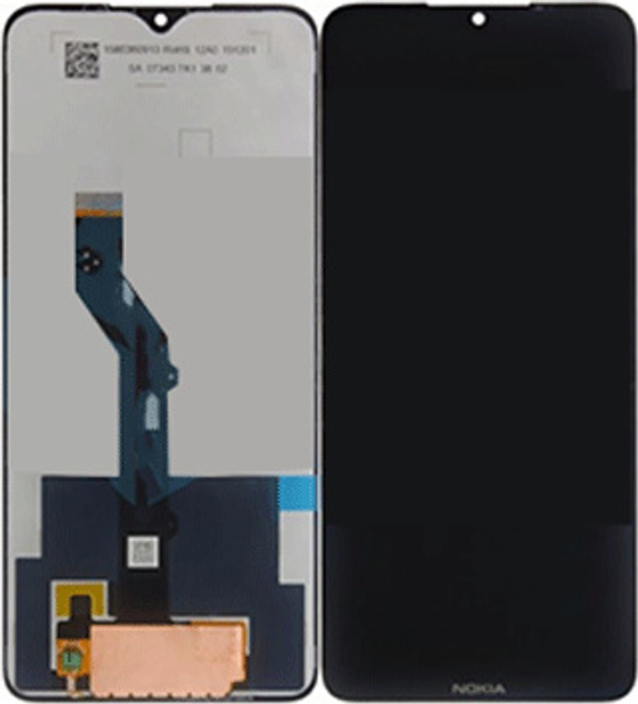 LCD Display + Touchscreen kompatibel mit Nokia 5.3 (TA-1223/ TA-1229), schwarz