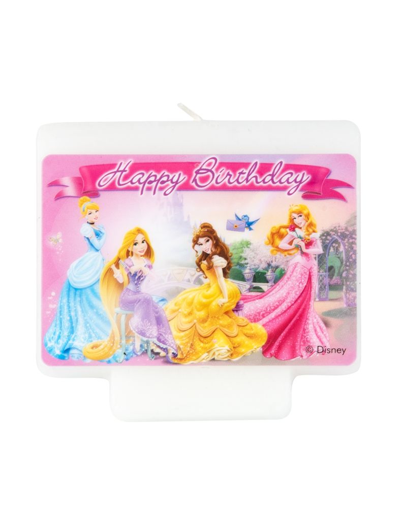 Disney Prinzessinnen Süße Tagträume Happy Birthday Tortenkerze 7 x 9 cm