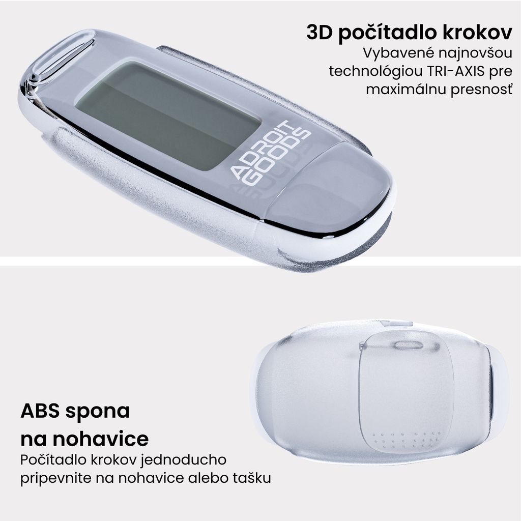 Krokomer AdroitGoods s klipom a prenosnou šnúrou - Obrázok produktu 2