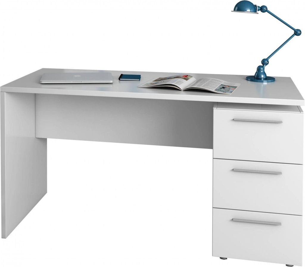 Schreibtisch mit 3-Schubladen-Container B138 cm Produktbild 