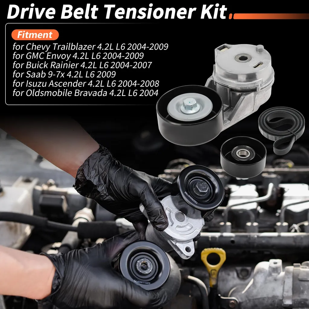 Kit Entretien Courroie et Tendeur Chevy Trailblazer 4.2L L6 2004-2009