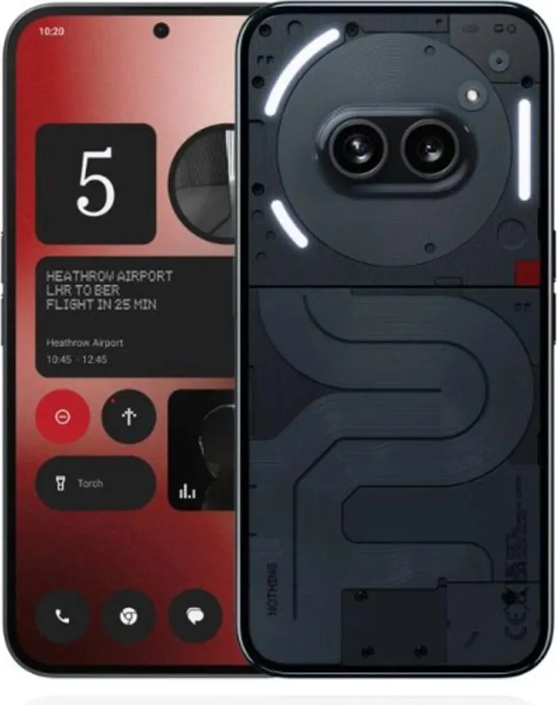 Nothing Phone (2a) 5G 256 Go : Fini les Lenteurs avec ce Smartphone Noir