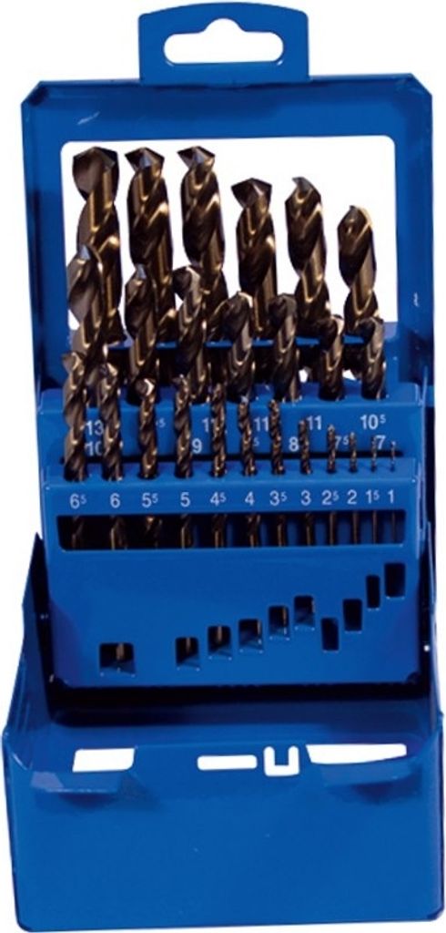 Makita P-61818 - Kit of Metallbohrer HSS-Co 5% Kobalt nach DIN338 19 Stück.