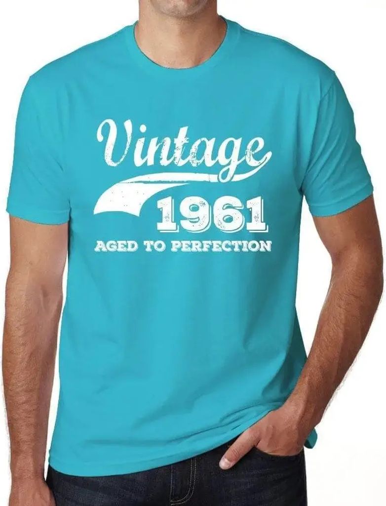 Herren Grafik T-Shirt Zur Perfektion gereift 1961 – Aged to Perfection 1961 – Geschenk 63. Geburtstag Jahrestag 63 Jahre Jubiläum 63 Jährige ...