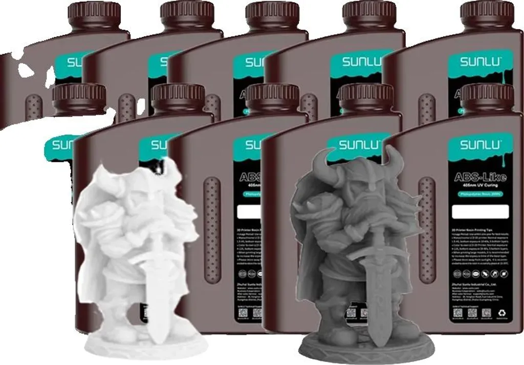 Résine 3D lavable à l'eau pour impressions précises ABS 5WT 5DG UV 405