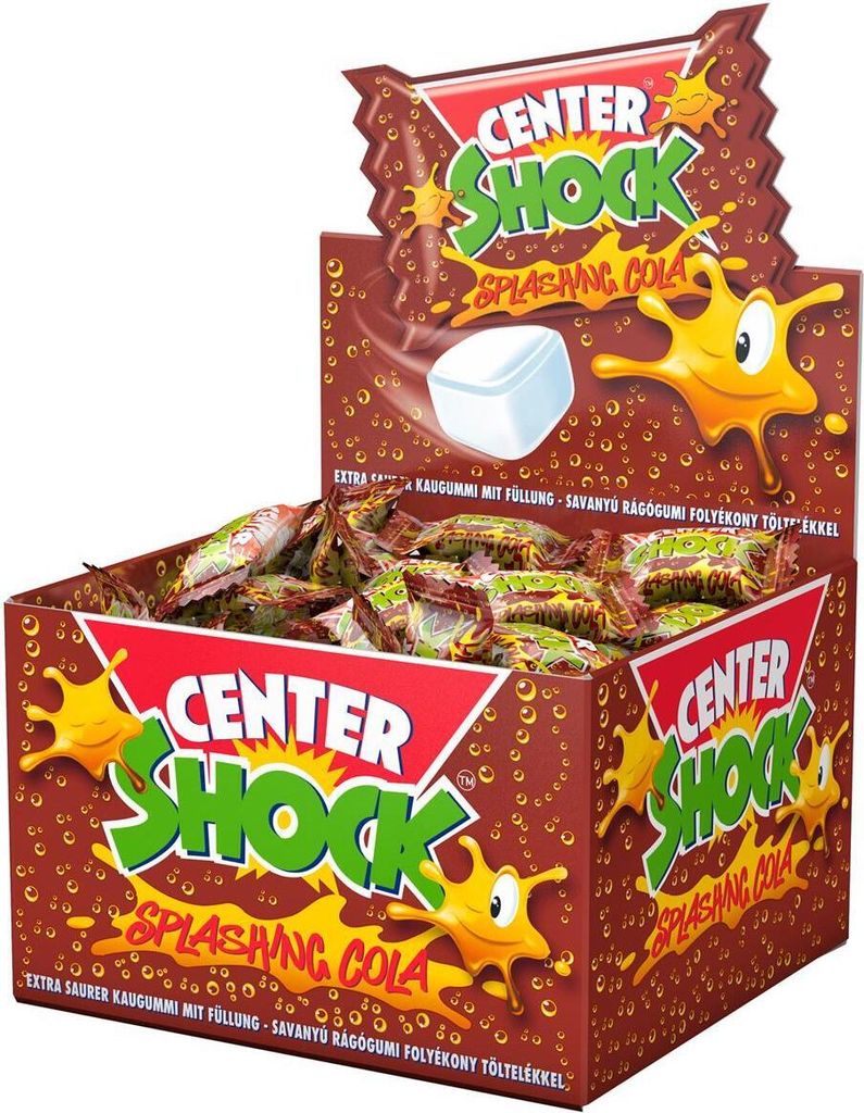 Center Shock Cola Kaugummi extra sauer 100 Stück Produktbild 