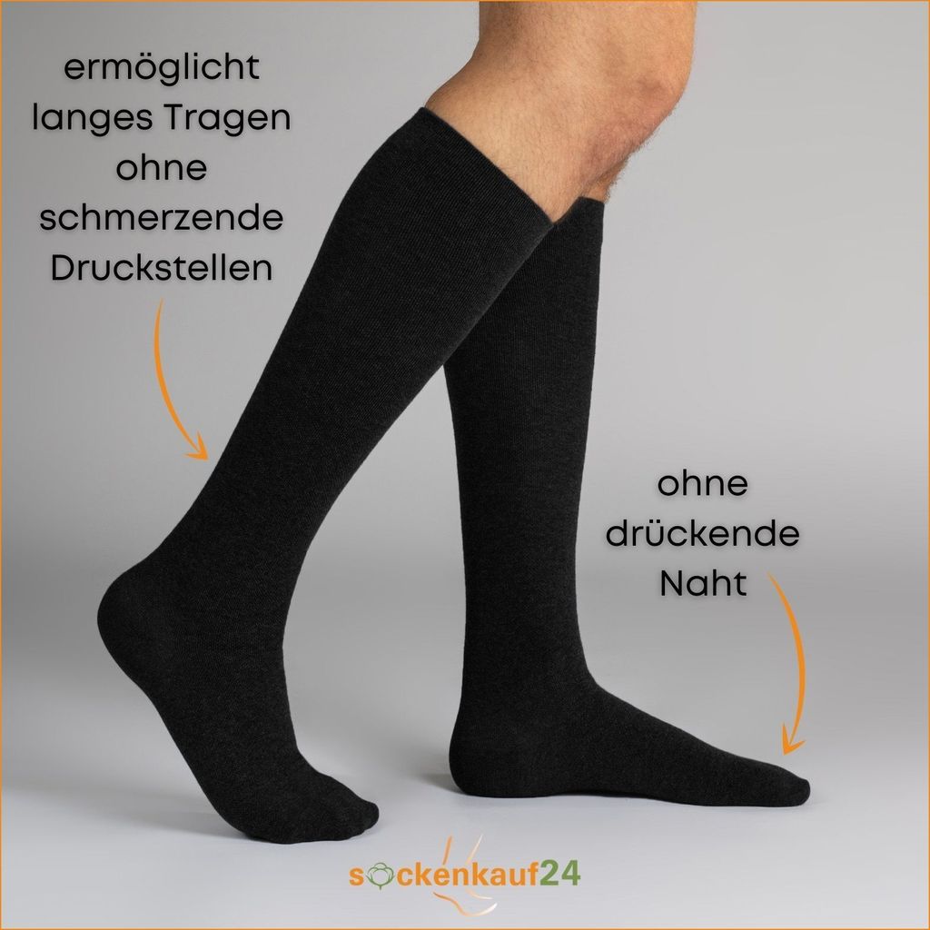 2 I 4 Paar Stützstrümpfe Reisestrümpfe Kompressionsstrümpfe Produktbild 6