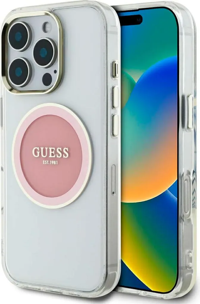 Recensione Cover Guess iPhone 16 Pro Max MagSafe IML Rosa Metallo