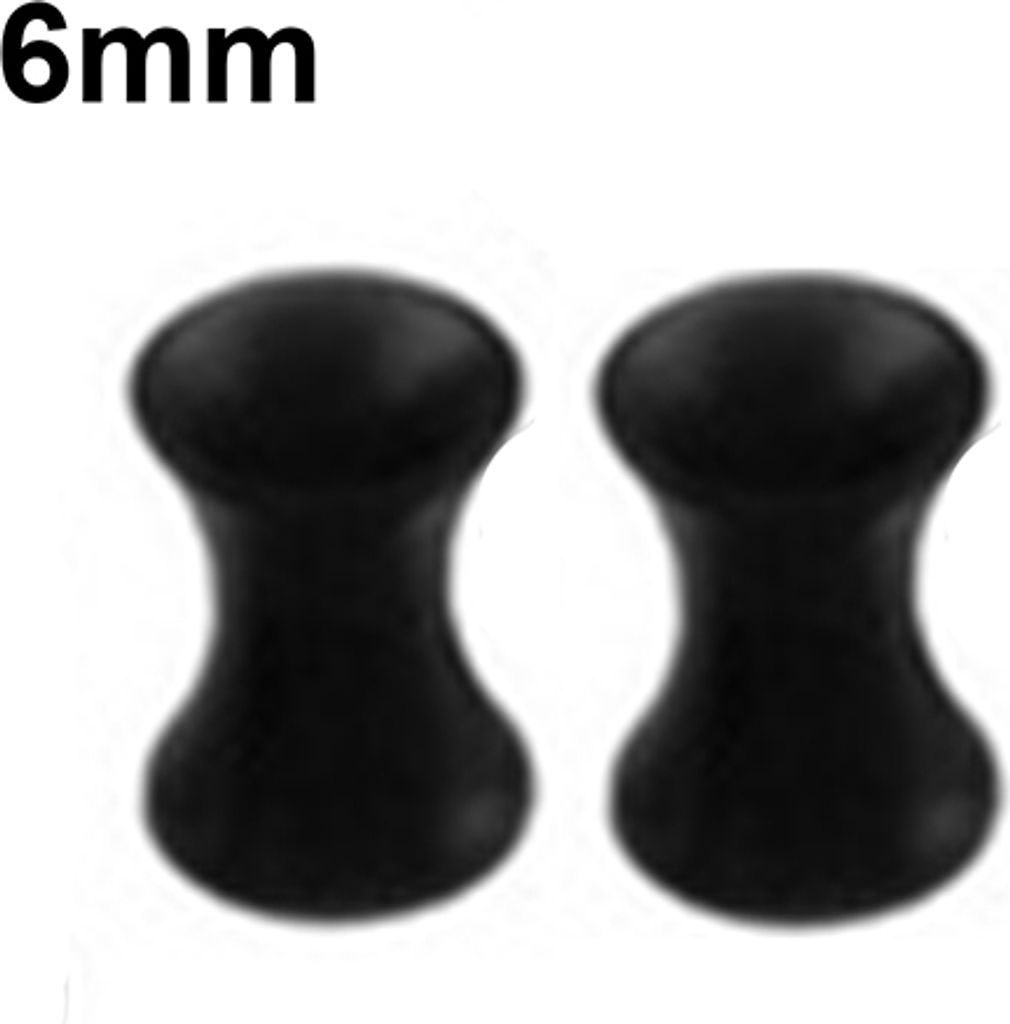 Ohrmessgeräte, Fleischtunnel, schraubbare Ohrdehner, Expander, Piercing, Körperschmuck-6 mm