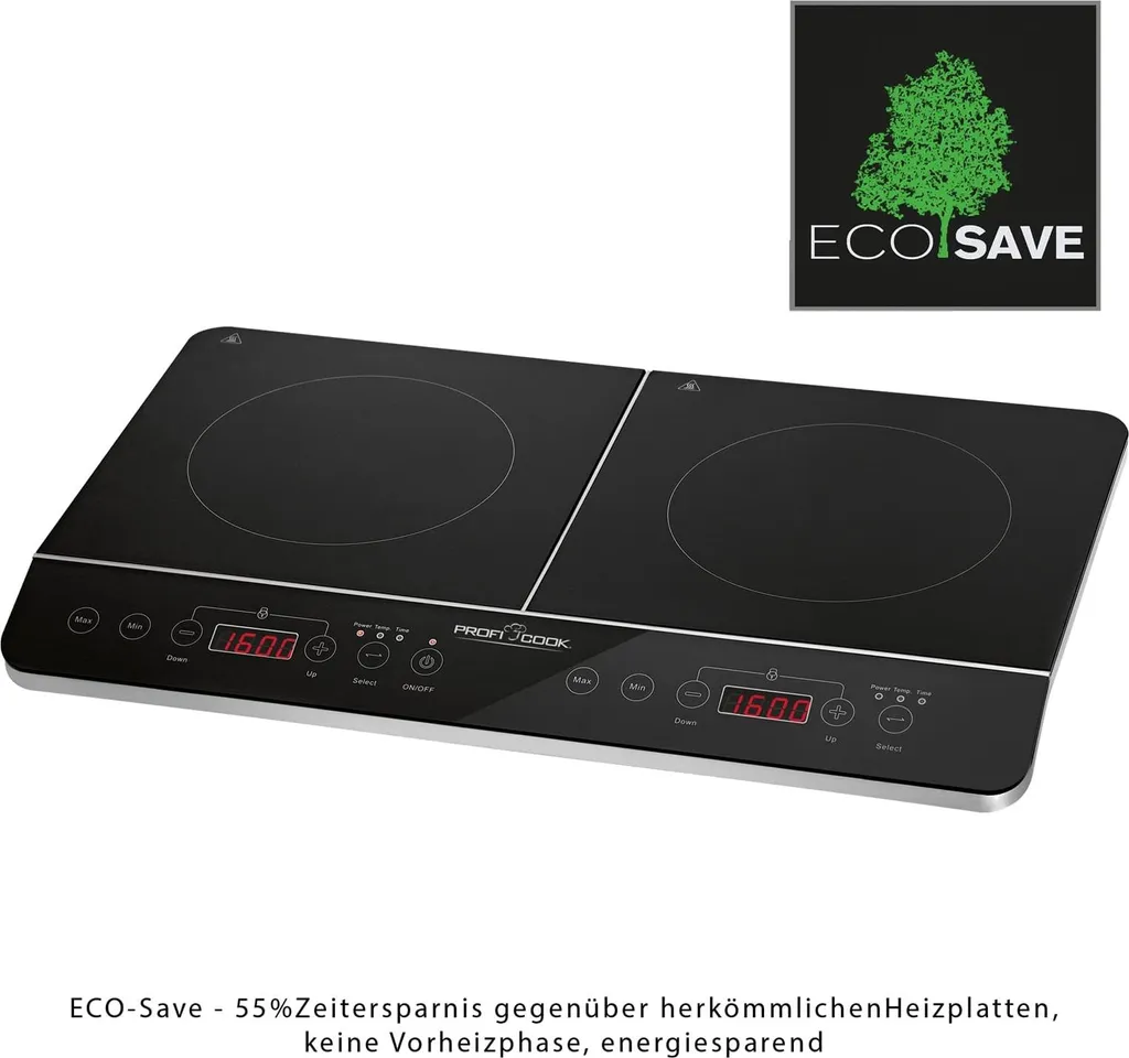 Plaque Induction Vitrocéramique ProfiCook PC-DKI 1067 avec Timer 180min - 23