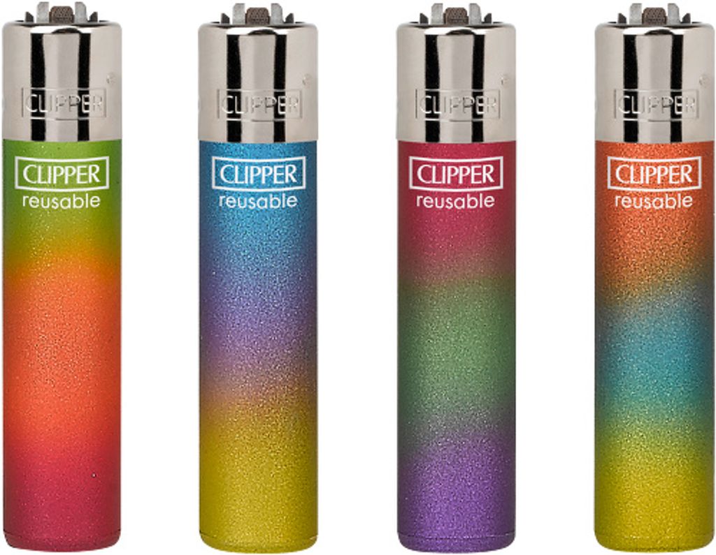 Clipper Feuerzeuge 4er Set: Triple Gradient 2