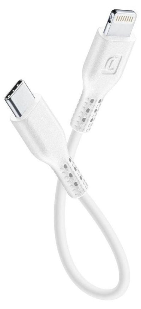 Cellularline Power Cable 15cm - USB-C to Lightning, 0,15 m, Produktbild 