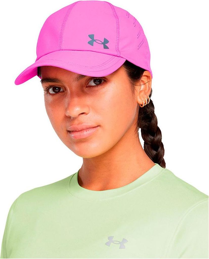 Under Armour Iso-chill Launch Adj Kappe Rosa Mann Rosa One Size