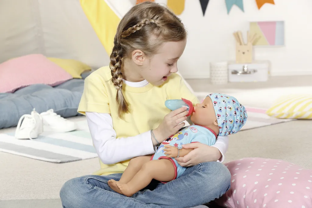 Poupon BABY born Magic Garçon 43 cm : le compagnon pour rassurer l'enfant - 17