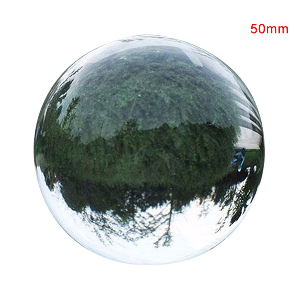 transparente Kristallkugel Fotografie Akrobatik Show Stütze Vermögen Nachbildung Ornament-50mm