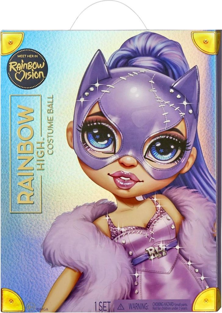 Regenbogen High Fashion Puppe im Kostüm - Violet Willow Produktbild 