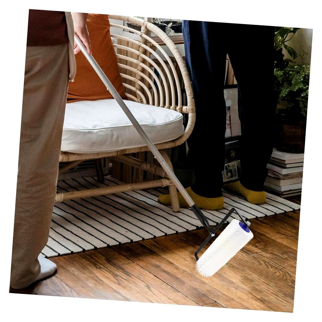 Stachelwalze 23 cm Epoxidharz Boden Entschäumer Rolle mit Kunststoffgriff selbstnivellierend für Bodenbeschichtungen
