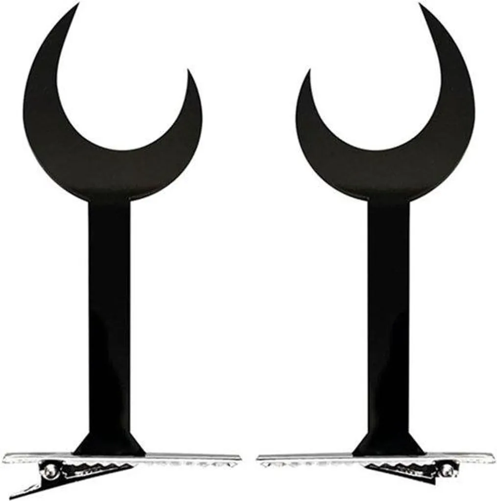 Accessoire Cosplay Complet - Lunettes Noires Cornes Rouges et Stickers