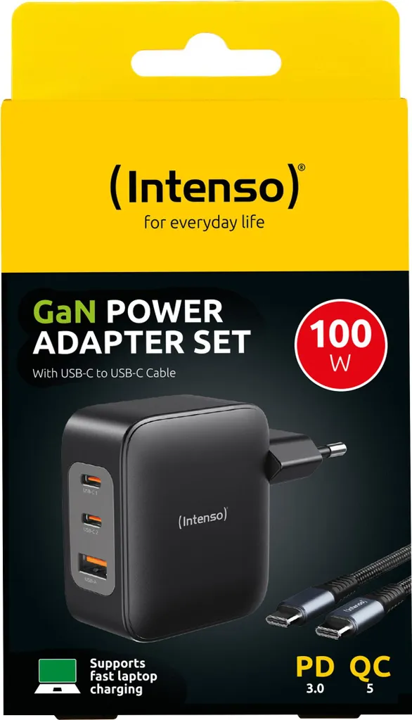 Adaptateur secteur USB-C 100W et câble long 2 mètres haute performance