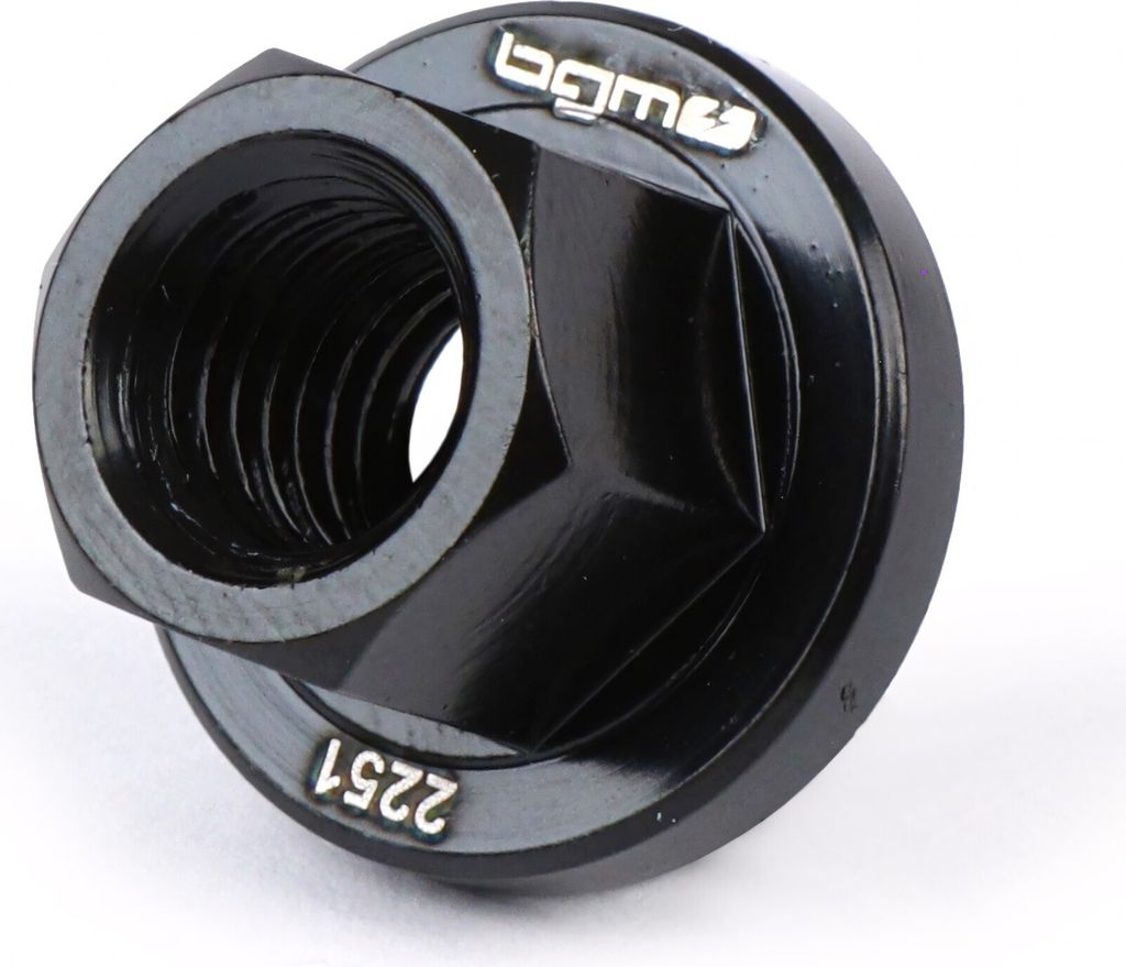 Polradmutter BGM M10x1,50 mit Bund Ø 22x4mm, h 15mm SW 14 für Vespa V50 R, V50 S, V90, PV125, ET3, PK S