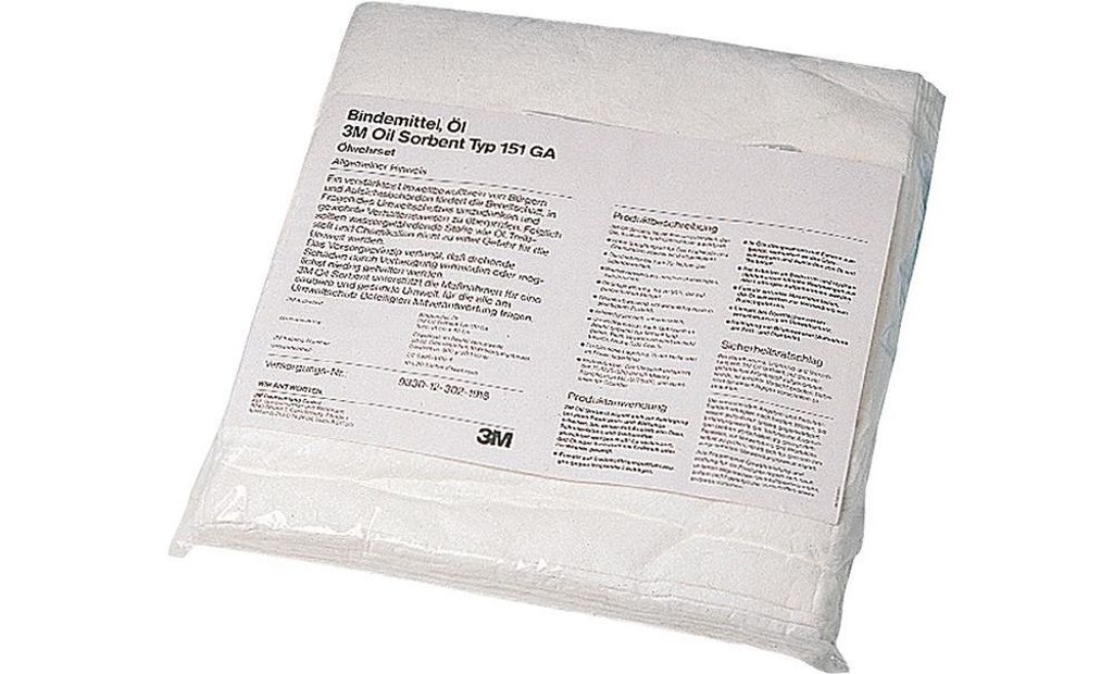 3M Ölbindevlies T151GA Länge 480 x Breite 430mm bindet max. 0,5l / Tuch - T151GA