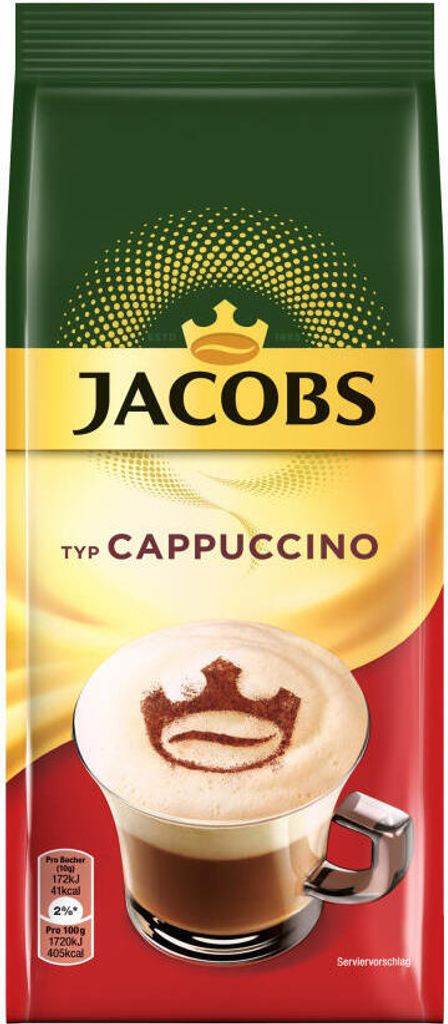 Jacobs Cappuccino erstklassiger Geschmack im Nachfüllbeutel Produktbild