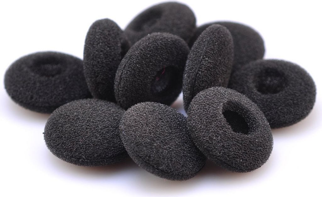 INF Ohrpolster für In-Ear-Kopfhörer, 5 Paar Schwarz