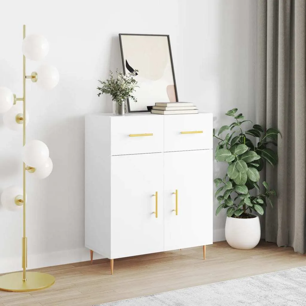 Credenza Maison Exclusive Bianca 90cm | Mobile Multiuso Salvaspazio