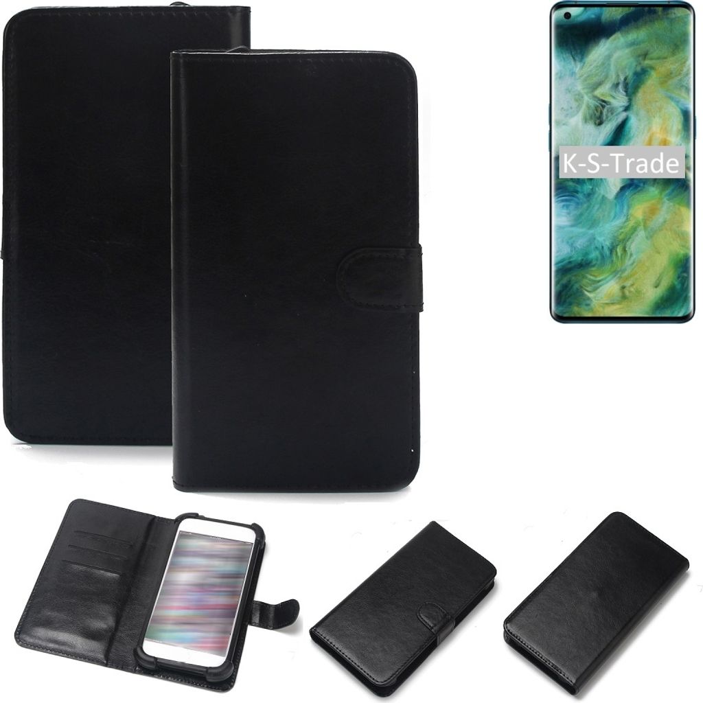 K-S-Trade Handyhülle Schutzhülle kompatibel mit Oppo Find X2 Handy Schutz Hülle Handyhülle Bumper schwarz 1x
