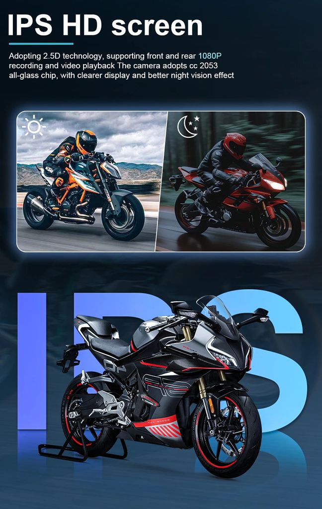 Motorrad Navigation 6,86 Zoll - IP68 Wasserdicht Mit Carplay & Android Auto