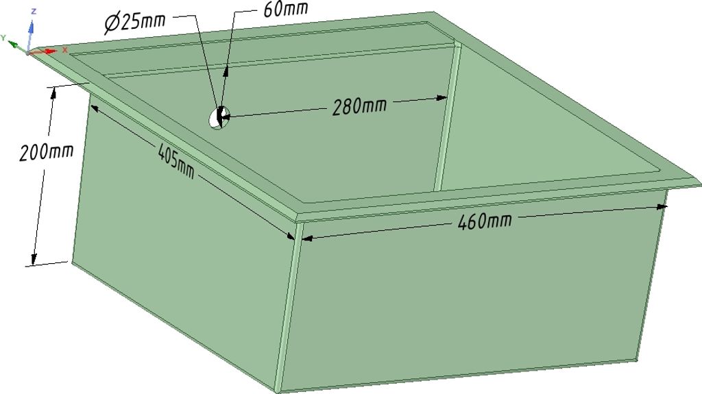 Granitspüle Küchenspüle Granit Einbauspüle Spülbecken Spüle Produktbild 3