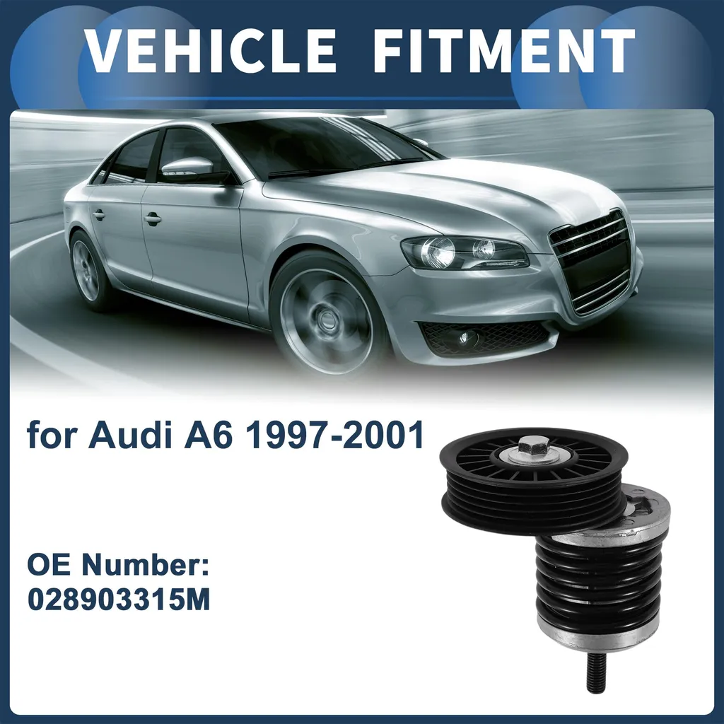 Stop Sifflements Courroie - Tendeur 028903315M Métal pour Audi A6 97-01 - 4