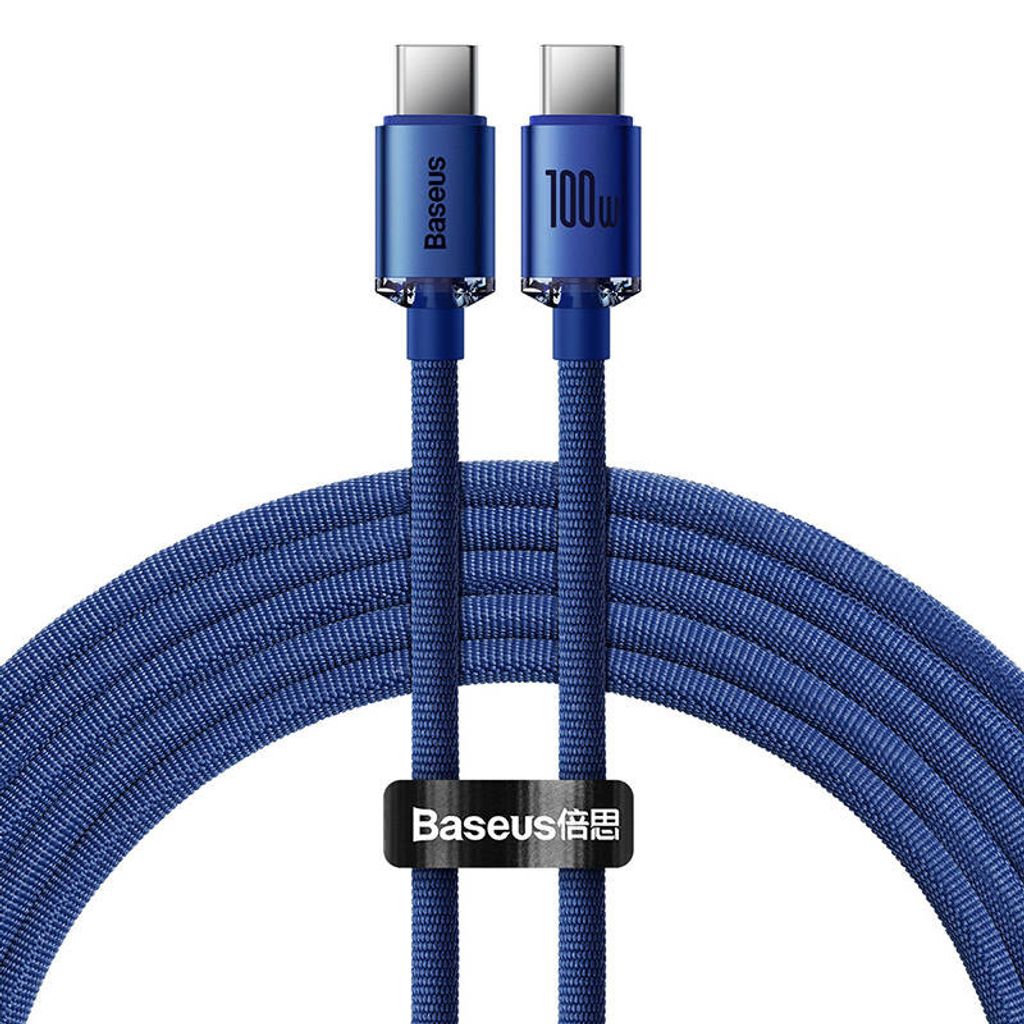 Cavo da USB-C a USB-C di Baseus Crystal Shine, 100 W, 2 m Immagine del prodotto 
