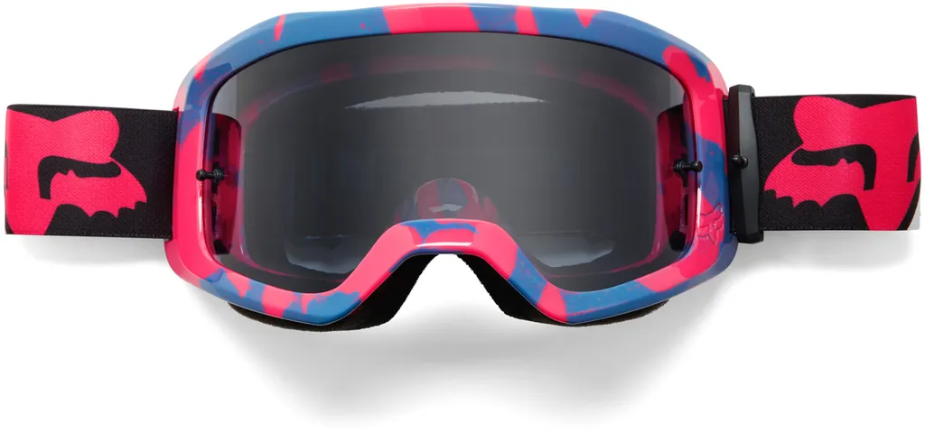 Lunettes motocross FOX Main Morphic bleu rose pour enduro et quad