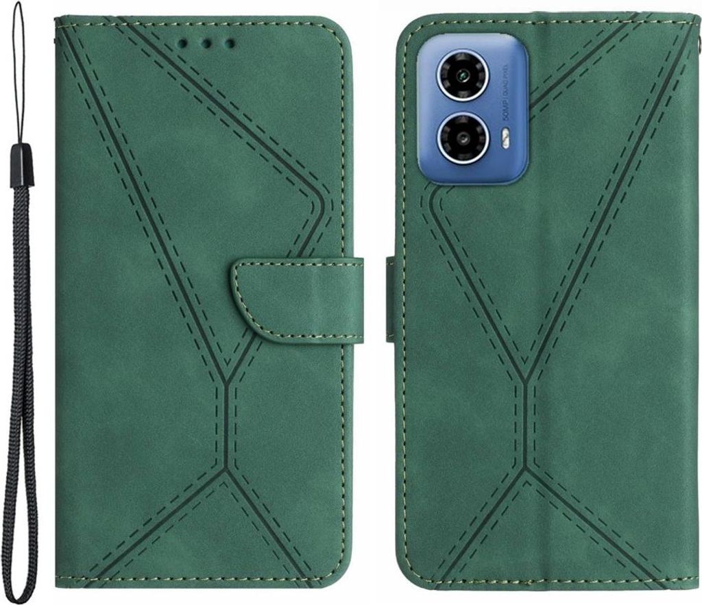 Motorola Moto G85 Hülle - Coverup Klapphülle - Grün