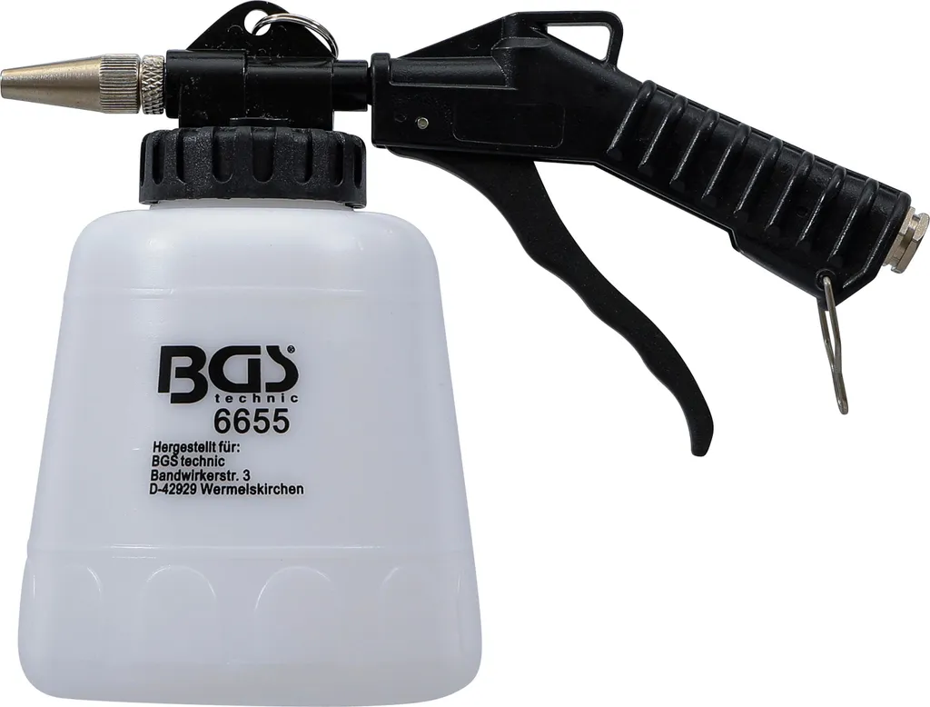 BGS 6655 | Pistola a spruzzo per soda ad aria compressa | 1 l