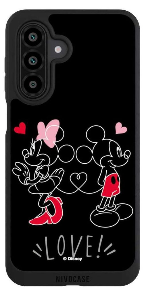 NIVOCASE Handyhülle für Samsung Galaxy A17 5G Hülle NIVOpure Case Schwarz Disney Liebe