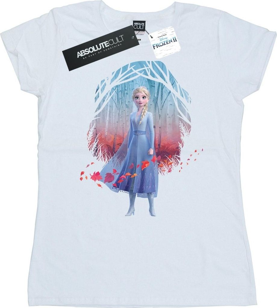 Disney - "Frozen 2 Find The Way" T-Shirt für Damen BI21629 (XL) (Weiß)