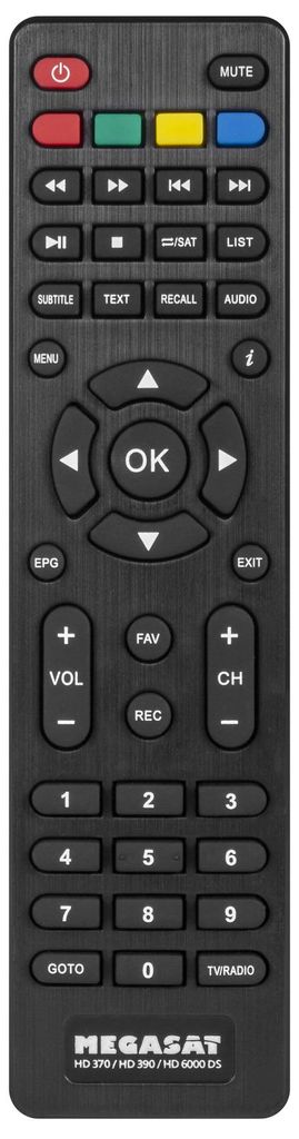 Original Fernbedienung für Megasat HD 935 V2 Produktbild 