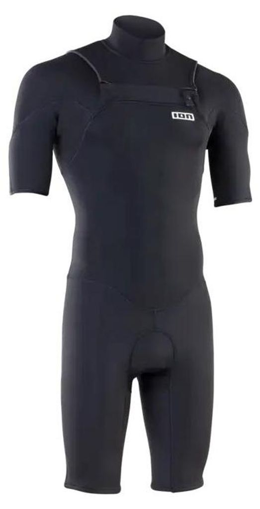 ION Neopren Element 2/2 Shorty SS Front Zip Herren SCHWARZ Größe Neopren und Gurtzeug 54/XL