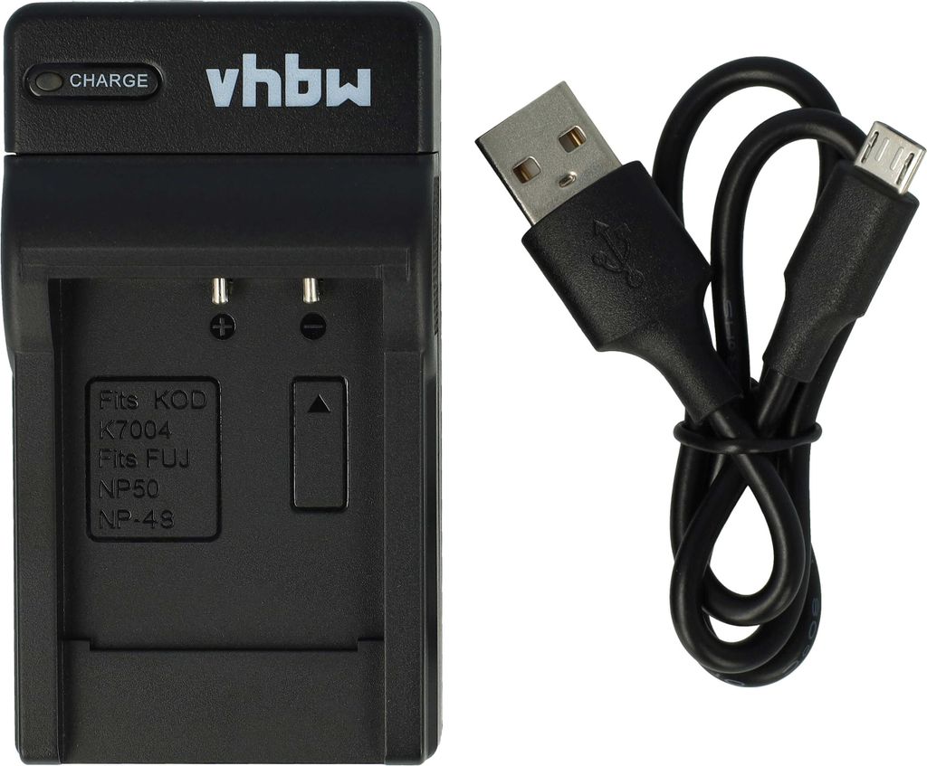 vhbw USB-C Ladegerät kompatibel mit Fujifilm FinePix F60, Produktbild 