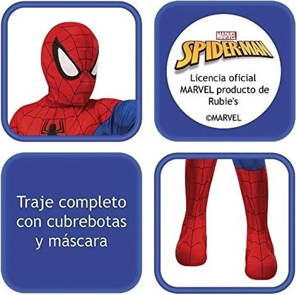 Panoplie Spiderman Classic avec masque et combinaison imprimée 3D - 4